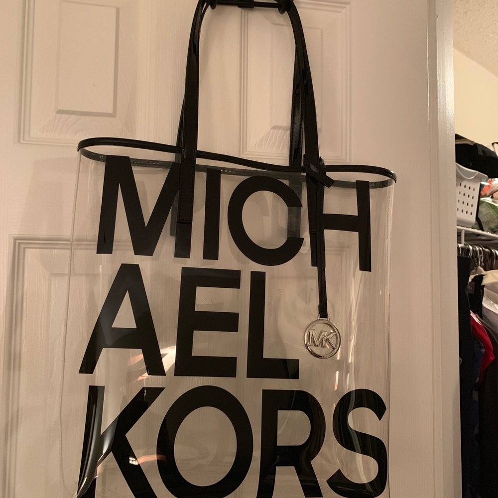 Michael Kors clear tote